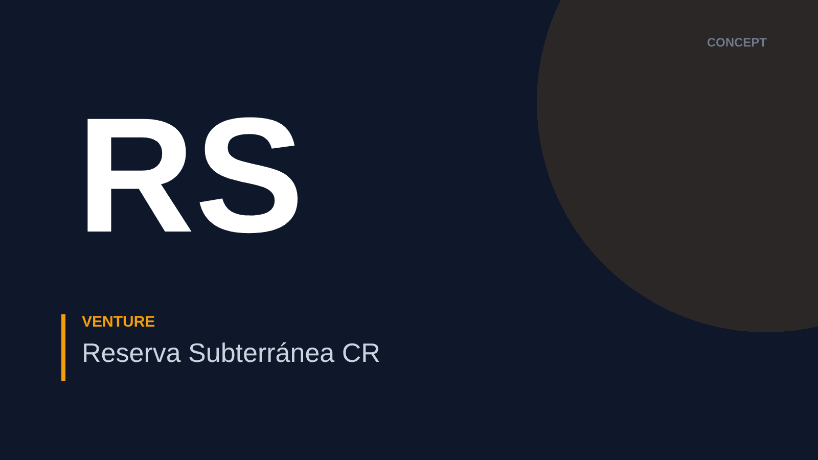 Reserva Subterránea CR card