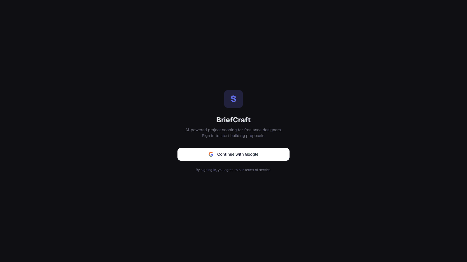 BriefCraft screenshot